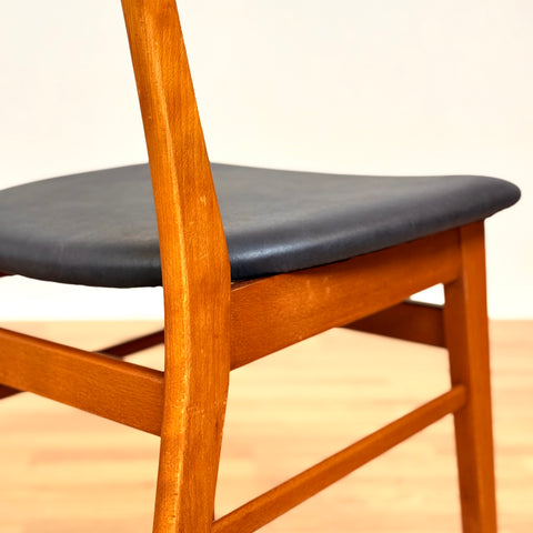 Danish dining chairs in teak & beech by Farstrup, model "210"