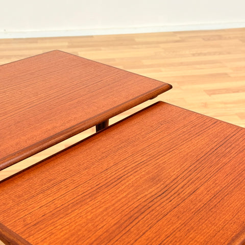 Danish set of nest of tables in teak