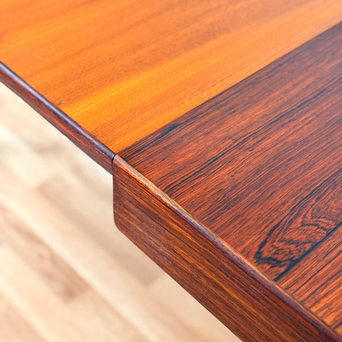 Danish round dining table by Kai Kristiansen for Feldballes Furniture Factory