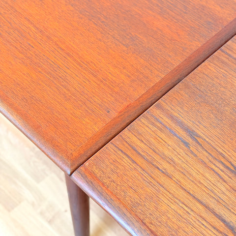 Danish rectangular dining table in teak