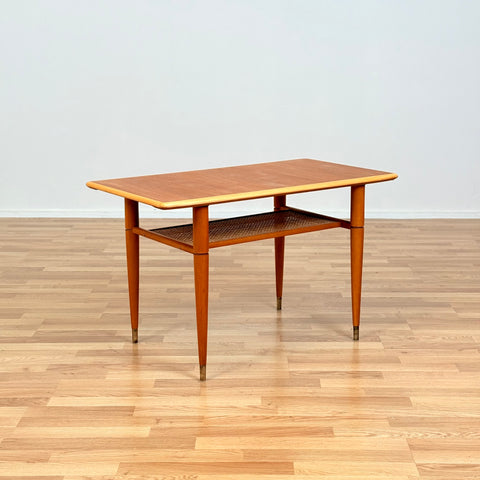 Swedish coffee table in teak & beech
