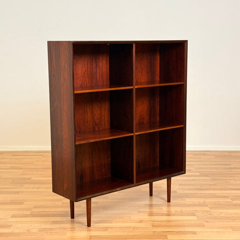 Danish bookshelf in Santos rosewood
