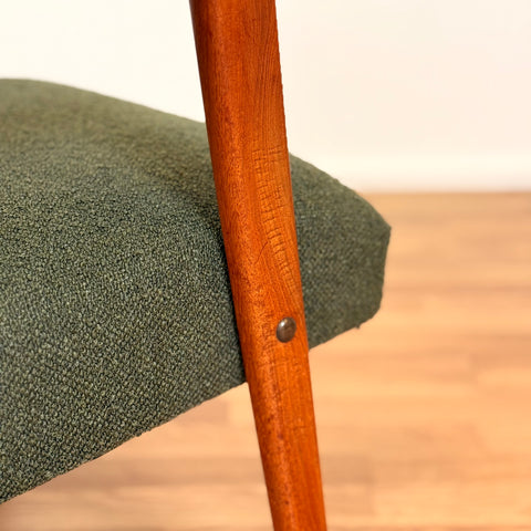 Swedish armchair in solid teak