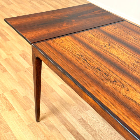 Unique rectangular dining table by Kai Winding for Poul Hundevad from 1955