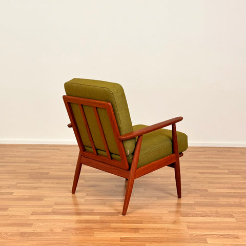 Danish armchair in solid teak