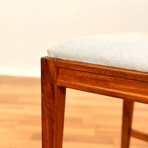 Swedish dining chairs in walnut by Svante Skogh