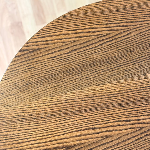Danish oval dining table in oak by Farstrup