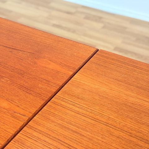 Danish rectangular dining table in teak