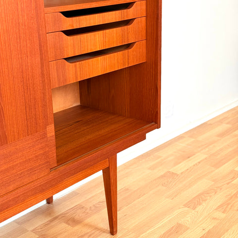 Danish highboard in teak