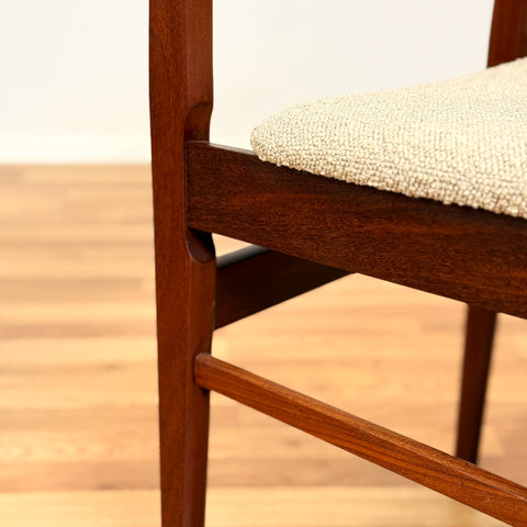 Danish dining chairs in teak by SAX
