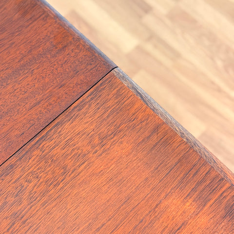 Oval dining table in mahogany by Skovby Møblefabrik, ca. 1980s, Denmark