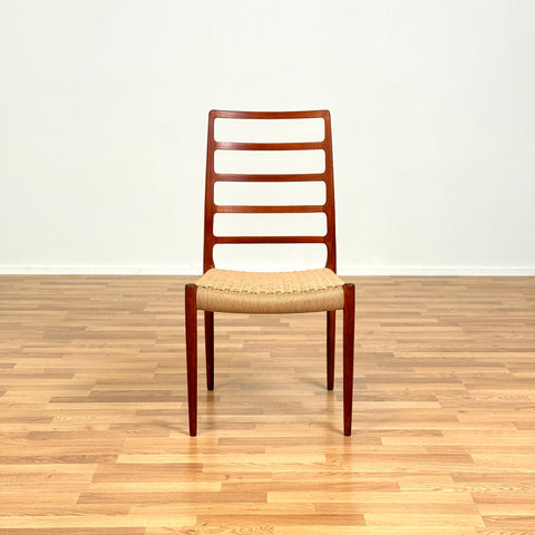 Danish dining chairs in teak by Niels O. Moller