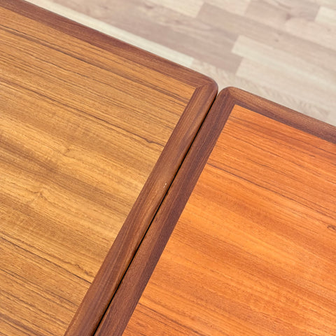 Dining table in teak & walnut, 1950s-60s, Denmark