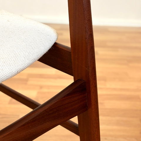 Set of 2 dining chairs in teak, SAX, Denmark