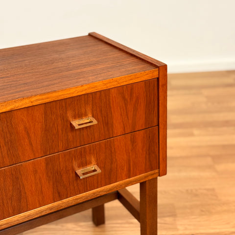 Swedish side table in teak