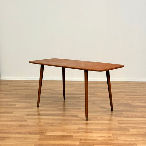 Coffee table in teak & beech, 1950s-60s, Sweden