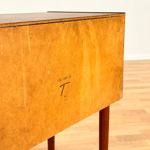 Danish chest of drawers in teak by Kjeld Bundgard