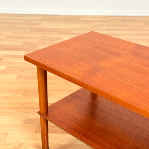 Danish side table in teak & beech