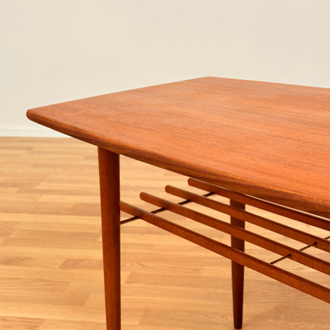 Swedish coffee table in teak & beech