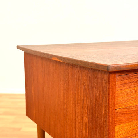 Danish writing desk in teak, 1950s-60s
