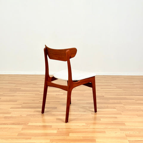 Danish set of 4 dining chairs in teak by Schiønning & Elgaard