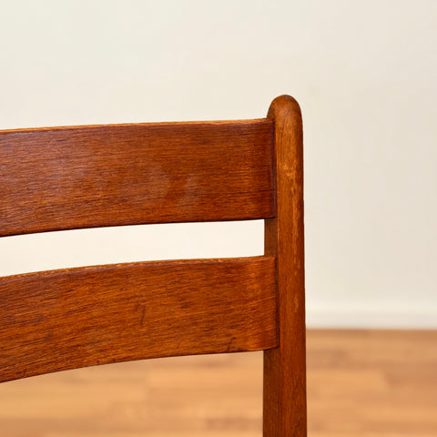 Set of 4 dining chairs in teak, 1950s-60s, Denmark