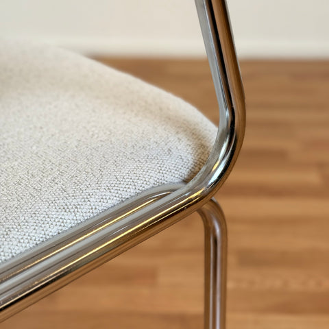 Two armchair in chrome model "Dodó"