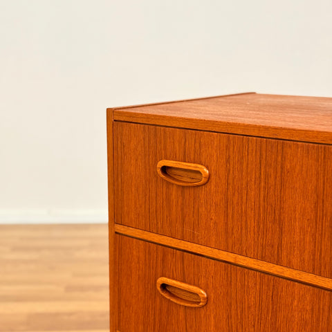 Chest of 3 drawers in teak, Sweden