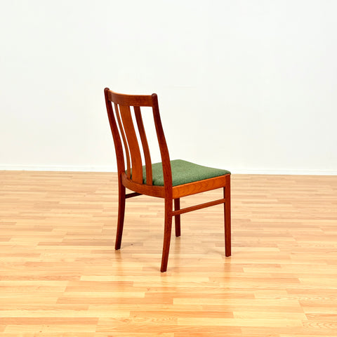 Swedish set of 4 dining chairs in teak