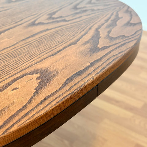 Danish oval dining table in oak by Farstrup