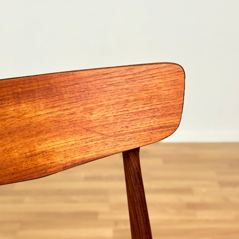 Danish set of 6 dining chairs in teak by Schiønning & Elgaard