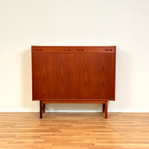 Swedish highboard in teak by Ulferts