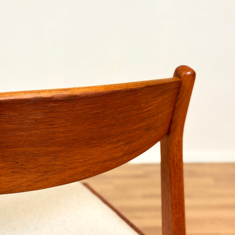 Danish set of 2 dining chairs in teak by Erik Kirkegaard