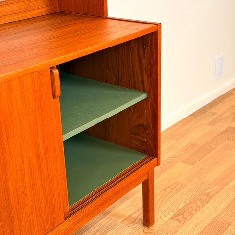 Bookshelf in teak by B. Fridhagen for Bodafors, 1960s-70s, Sweden