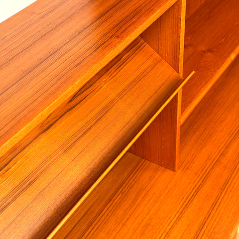 Swedish bookshelf in teak, 1950s-60s