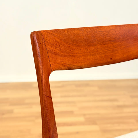 Swedish dining chairs in teak by Svegards Markaryd