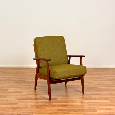 Danish armchair in solid teak