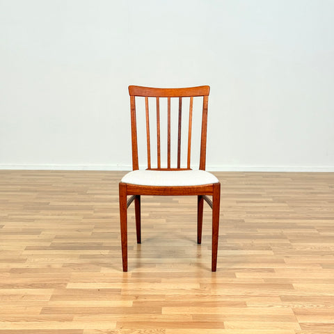 Swedish set of 4 dining chairs in teak by Carl Malmsten
