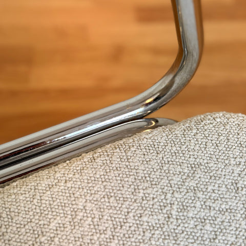 Two armchair in chrome model "Dodó"