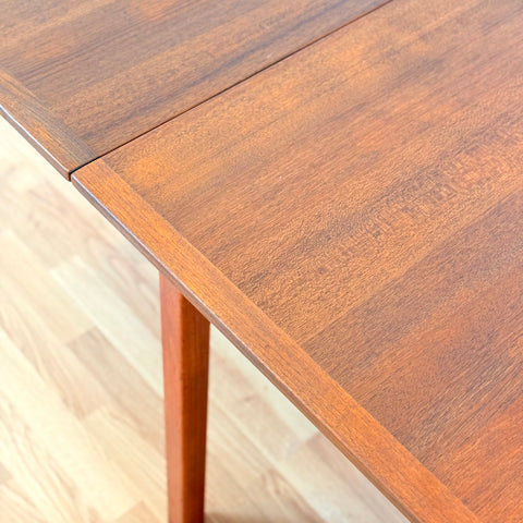 Swedish rectangular dining table in teak by Nils Jonsson for Troeds