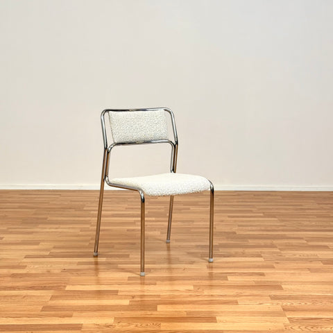 Chrome chairs by Kinnarps from 1990s