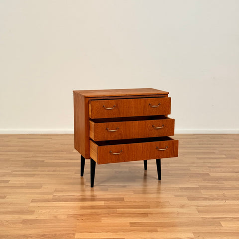 Chest of drawers in teak, 1950s-60s, Denmark