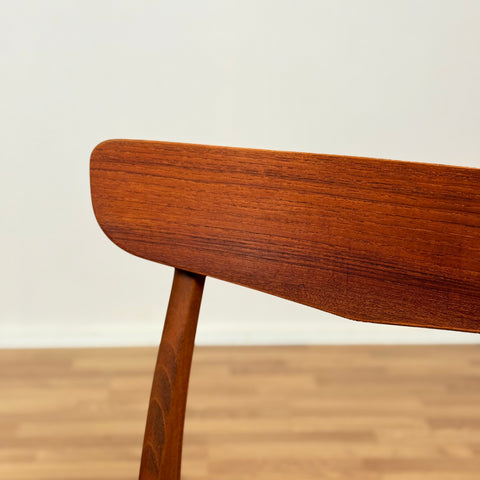 Danish dining chairs in teak & beech by Findahl Mobelfabrik