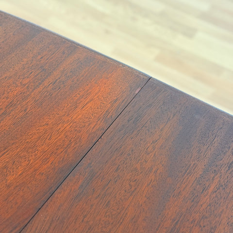 Danish oval dining table in mahogany by Skovby Møbelfabrik