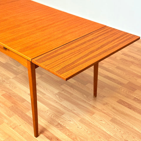 Swedish rectangular dining table in teak