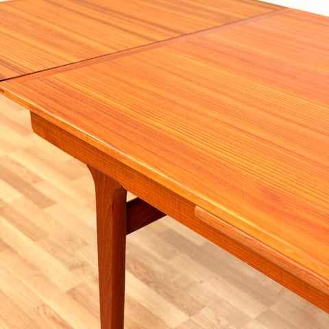 Danish rectangular dining table in teak by V&S