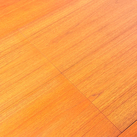 Swedish round dining table in teak