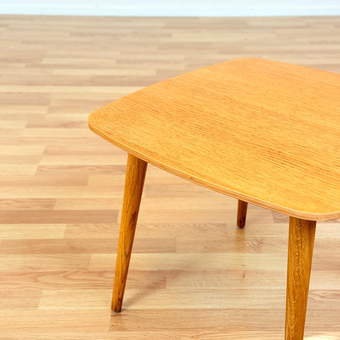 Swedish side table in oak by Jonas Lindvall for Scandiform, model 'Papa'