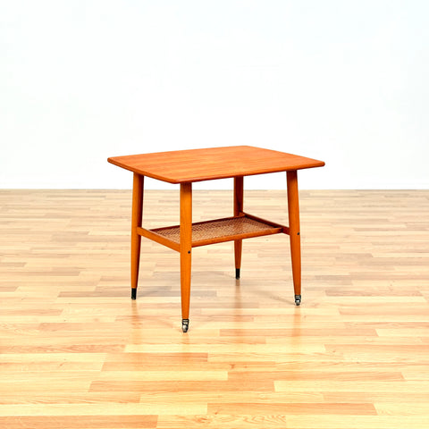 Swedish side table in teak by Alberts, Tibro