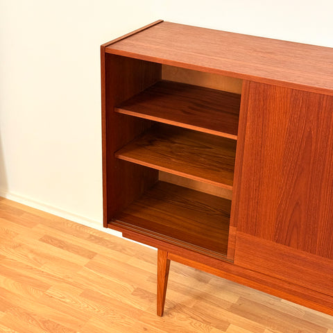 Danish highboard in teak
